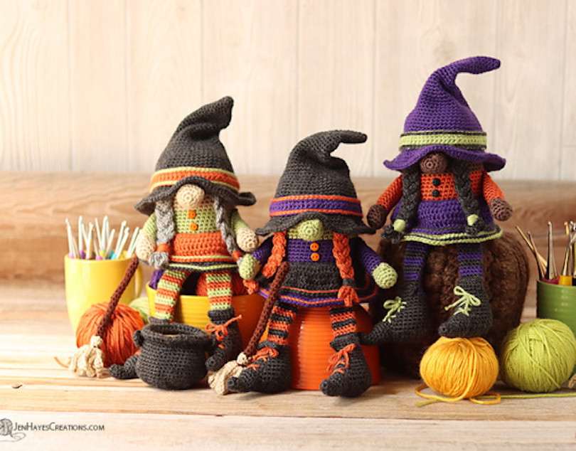 crochet witch halloween 