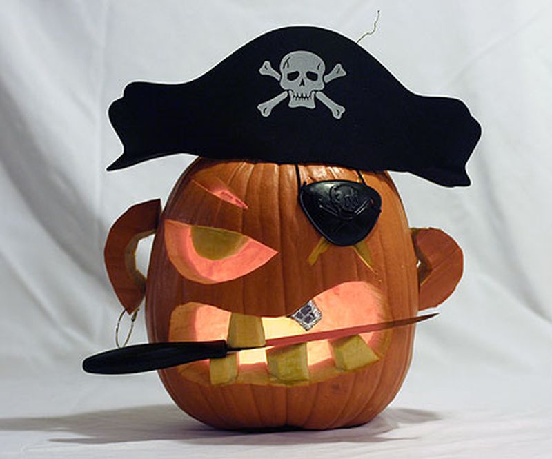 Captain Jack-o’-lantern for Halloween