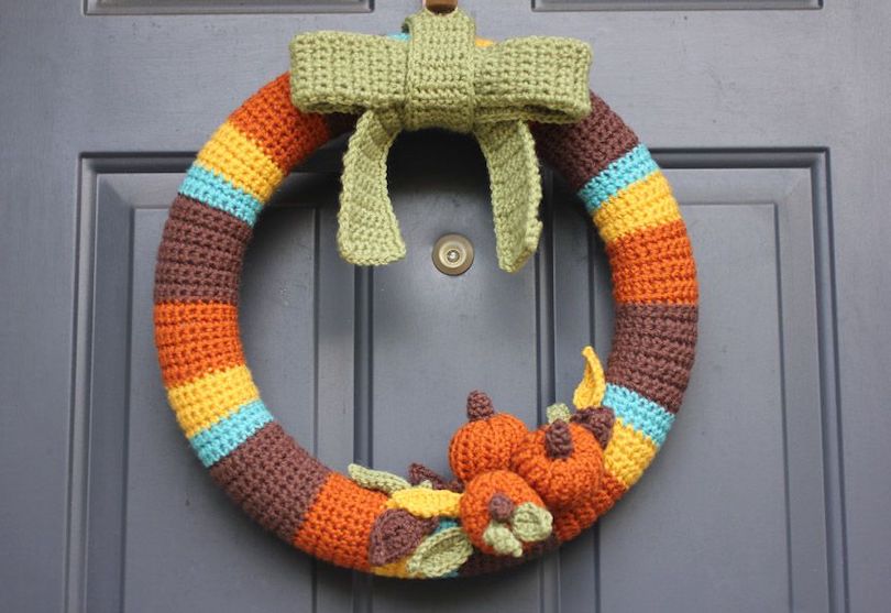 Crochet Halloween Wreaths