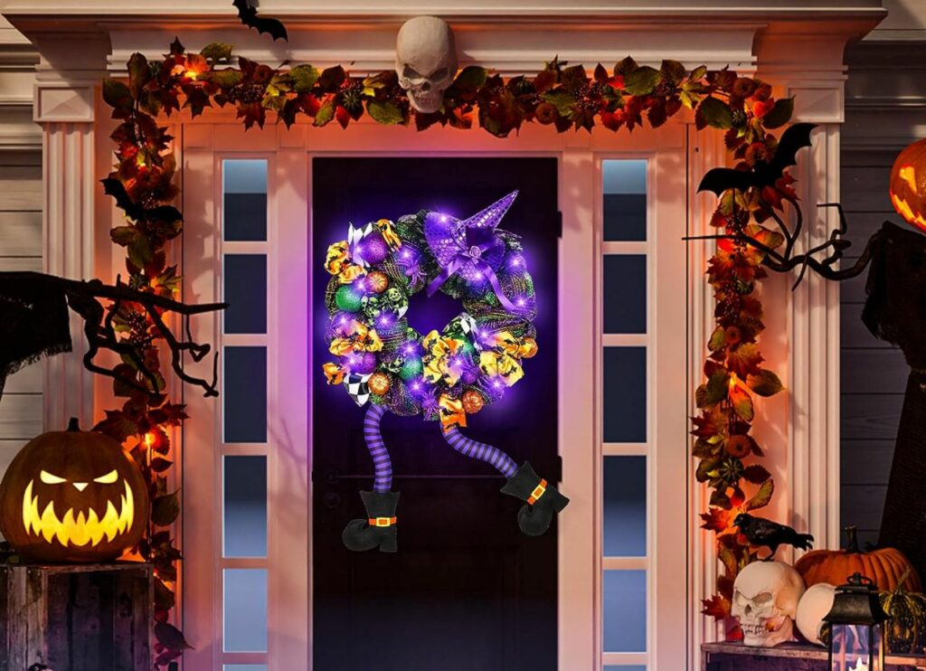 Glowing Witch Wreath