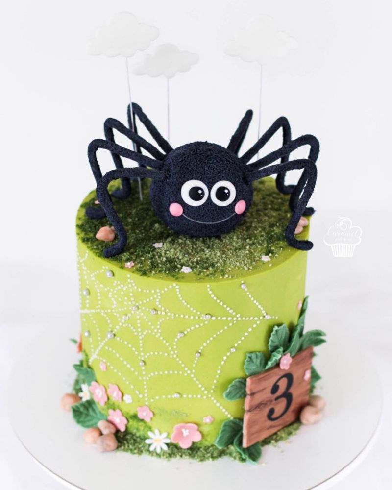 Halloween spider cake ideas 