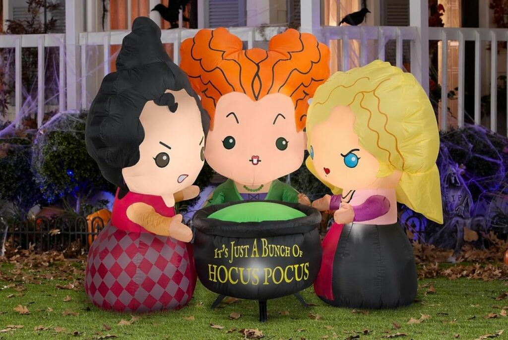 Hocus Pocus Sisters Halloween decor 2023 on Amazon