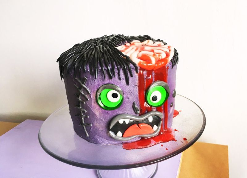 Monster cake for Halloween 