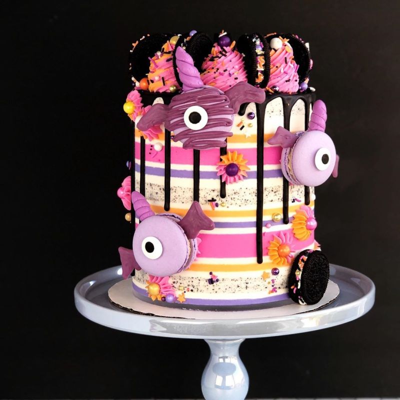 oreo eyeball Halloween cake ideas