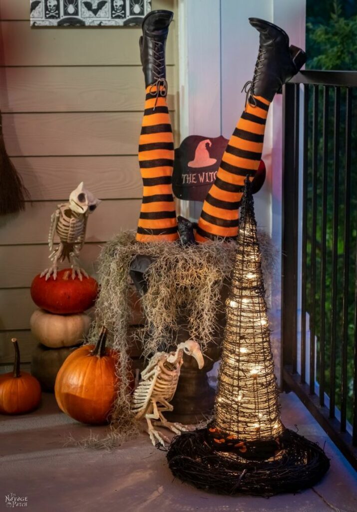 witch hat diy halloween decoration 